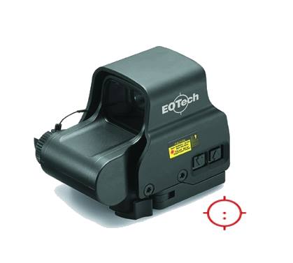 EO Tech Exps2 #2ret Cr123 Side Buttons
